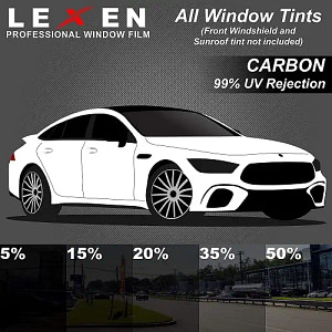 LEXEN 2Ply Carbon All Windows PreCut Tint Kit